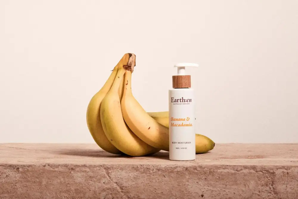 Body moisturiser, Banana & Macadamia | 140g - Earth:en