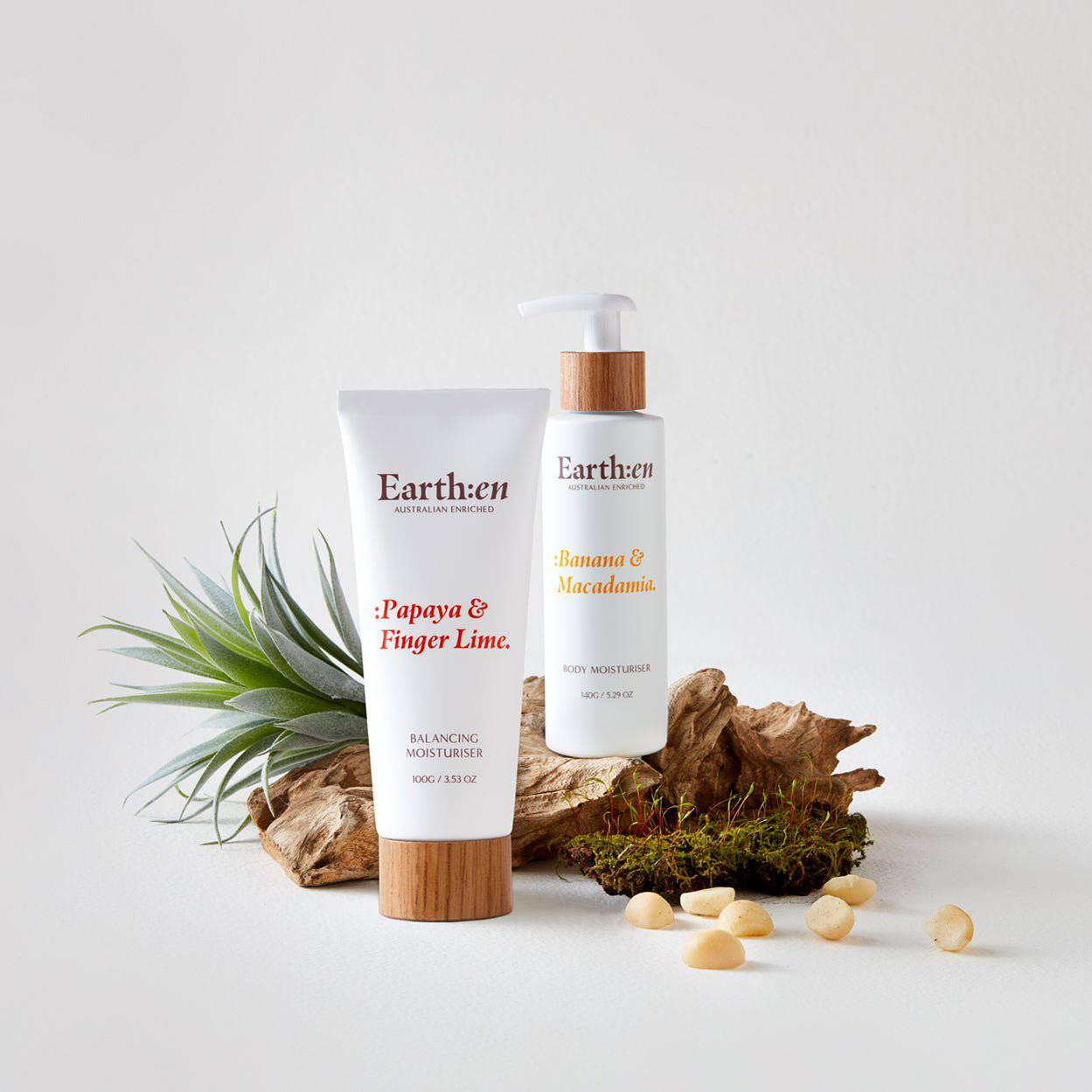 Earth:en Tropical Duo | Body + Balancing moisturiser - Earth:en
