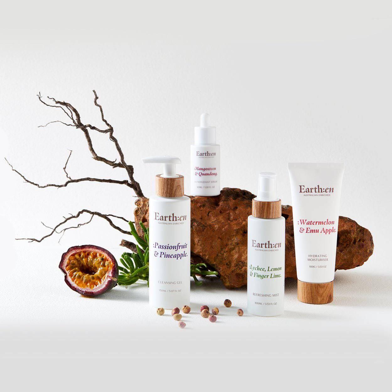 Earth:en 4-Step Normal to Dry Skin Routine - Earth:en